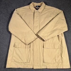 Polo Ralph Lauren Chore Jacket Mens XL Khaki Field Barn Wool Lined Vintage